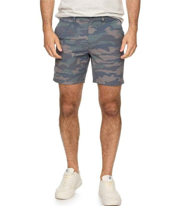 フラッグ アンド アンセム メンズ ボトムス ハーフパンツ・ショーツ ショートパンツ Flag and Anthem 8 Inseam Dunwoody Camo Shorts Olive Camo オリーブ