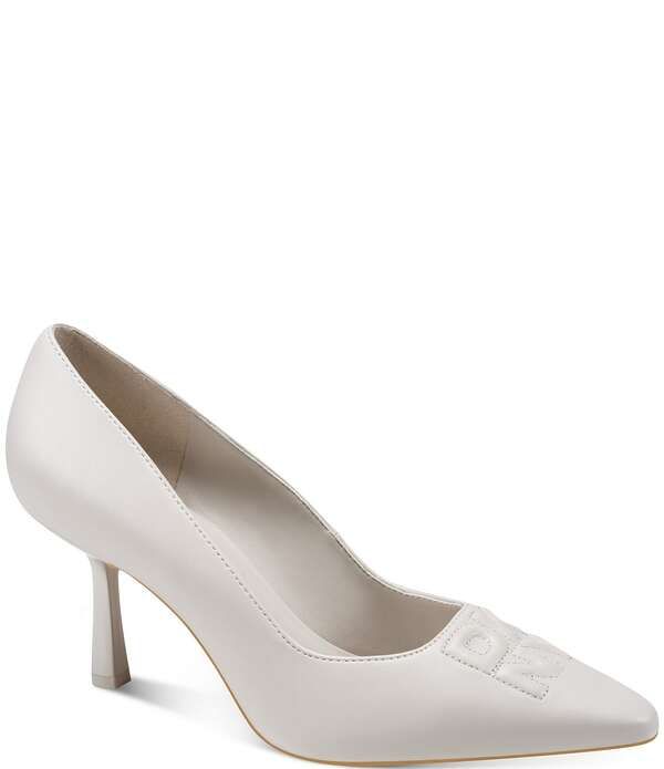 ダナキャラン レディース シューズ ヒール DKNY by Donna Karanella Pointed Toe Pumpsoft White ホワイト