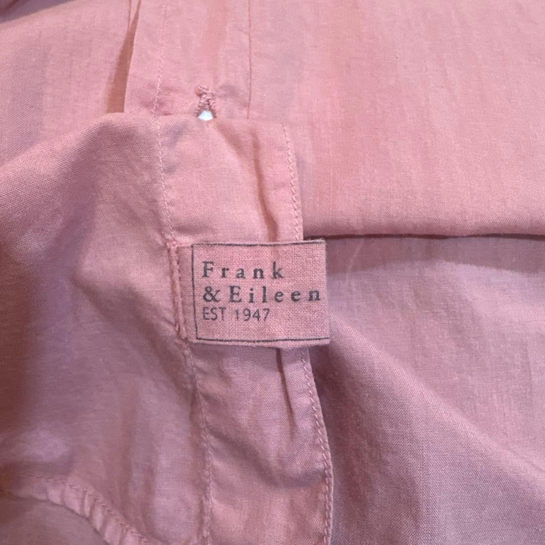 美品】 Frank＆Eileen 長袖 スキッパー シャツ S くすみピンク - メルカリ