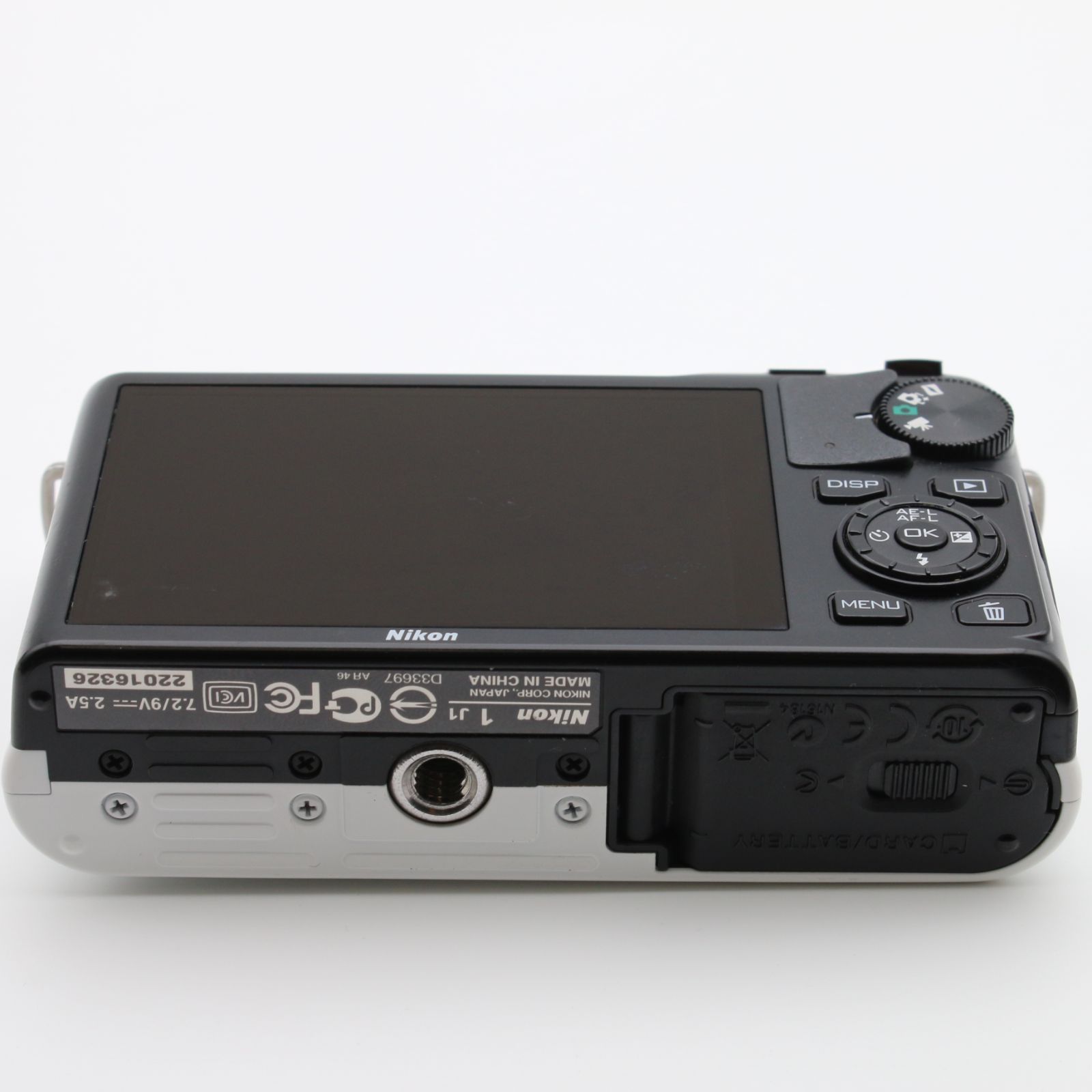 極上品】 Nikon 1 J1 ダブルズームキット ホワイト 10-30mm + 30-110mm 