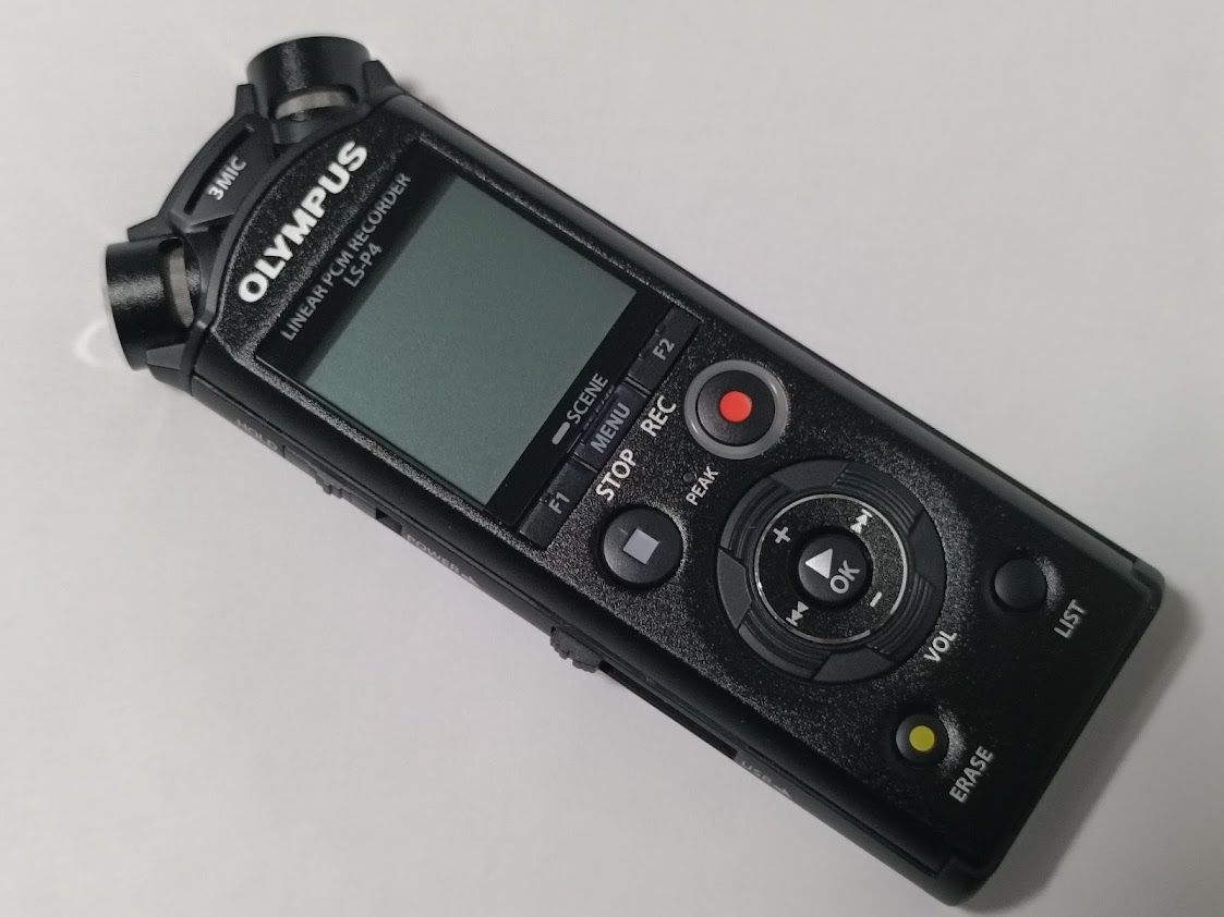 美品】OLYMPUS リニアPCMレコーダー LS-P4 ブラック - メルカリ