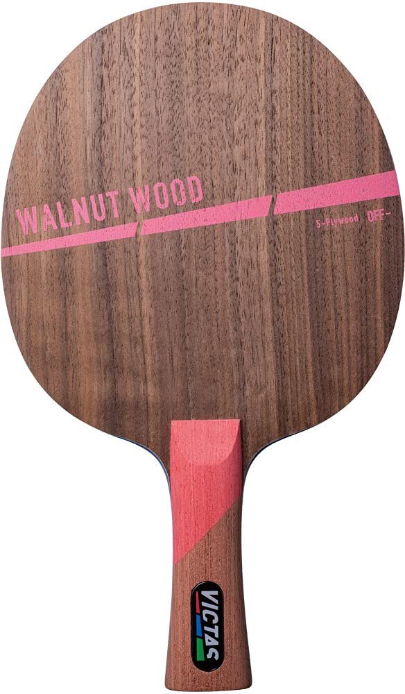新品 ヴィクタス(Victas) ラケット シェークハンド ウォルナットウッド (WALNUT WOOD) 攻撃用 157×151mm 310124