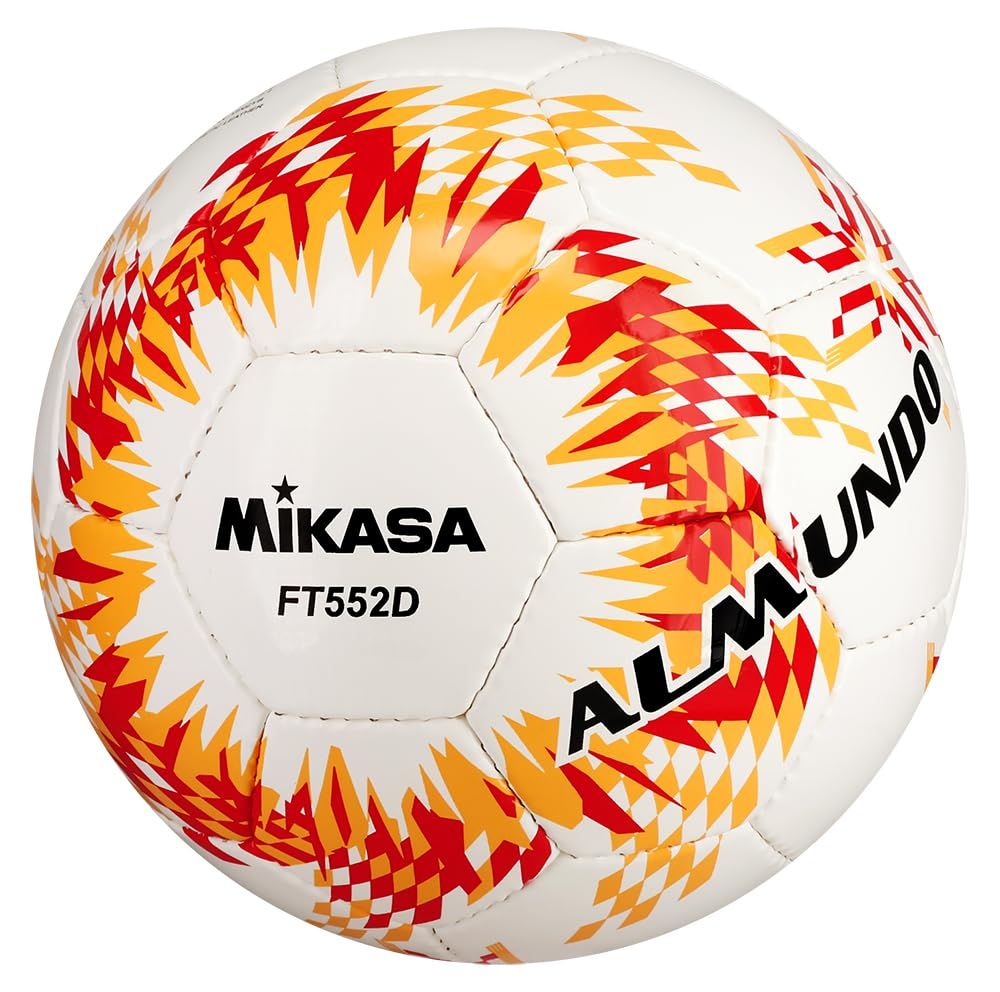 新品 ミカサ(MIKASA) サッカーボール 5号球 日本サッカー協会 検定球 ALMUNDO(アルムンド) 手縫い レッド/オレンジ FT552D-RO 推奨内圧0.610～0.820(kgf/) 6,041円