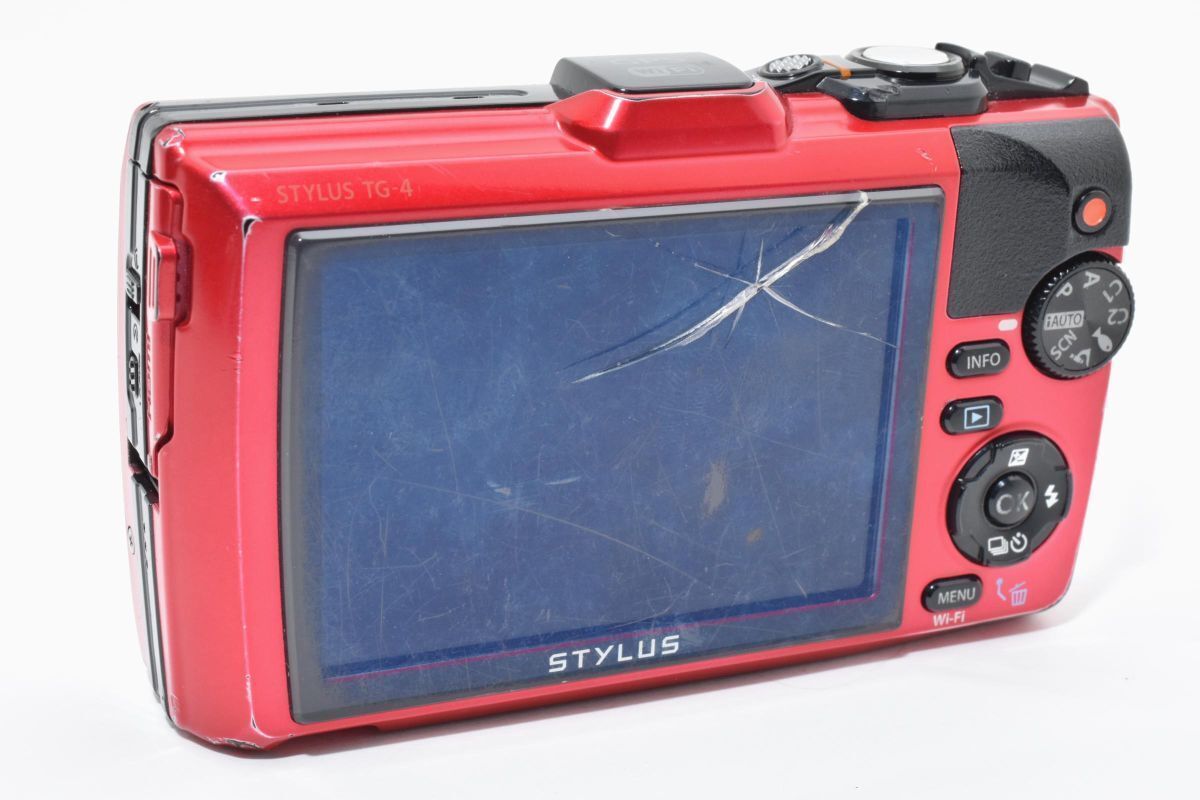 OLYMPUS Tough TG-4（ジャンク品） ☆ジャンク / 通電可☆ オリンパス OLYMPUS TOUGH STYLUS TG-4