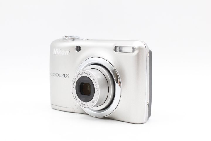 美品】NIKON ニコン デジタルカメラCOOLPIX L23 シルバー L23SL 1000万