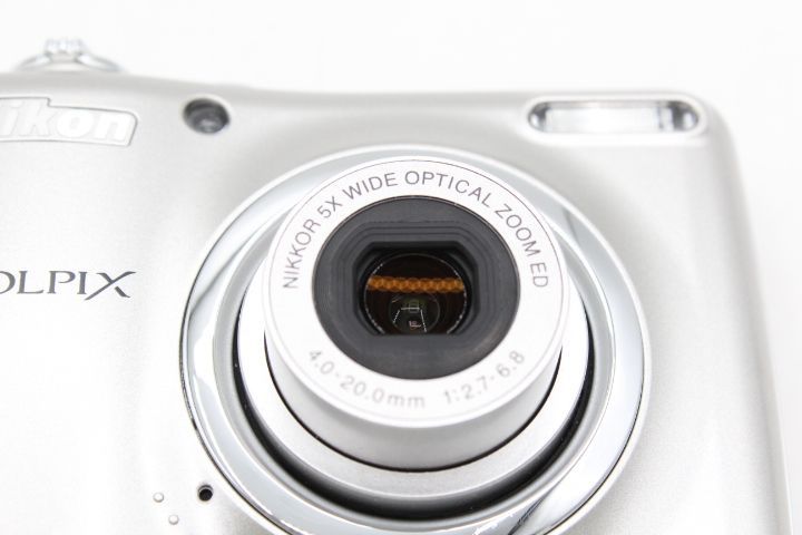 美品】NIKON ニコン デジタルカメラCOOLPIX L23 シルバー L23SL 1000万