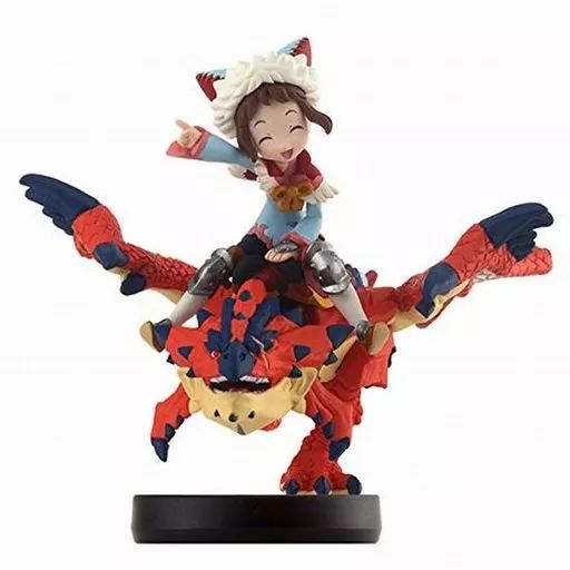 【中古】amiibo amiibo 隻眼のリオレウス＆ライダー 女の子(モンスターハンター ストーリーズ)