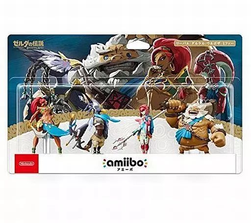 amiibo ゼルダの伝説 ブレスオブザワイルド　四人の英傑セット 中古】amiibo amiibo 四人の英傑セット【ブレス オブ ザ ワイルド