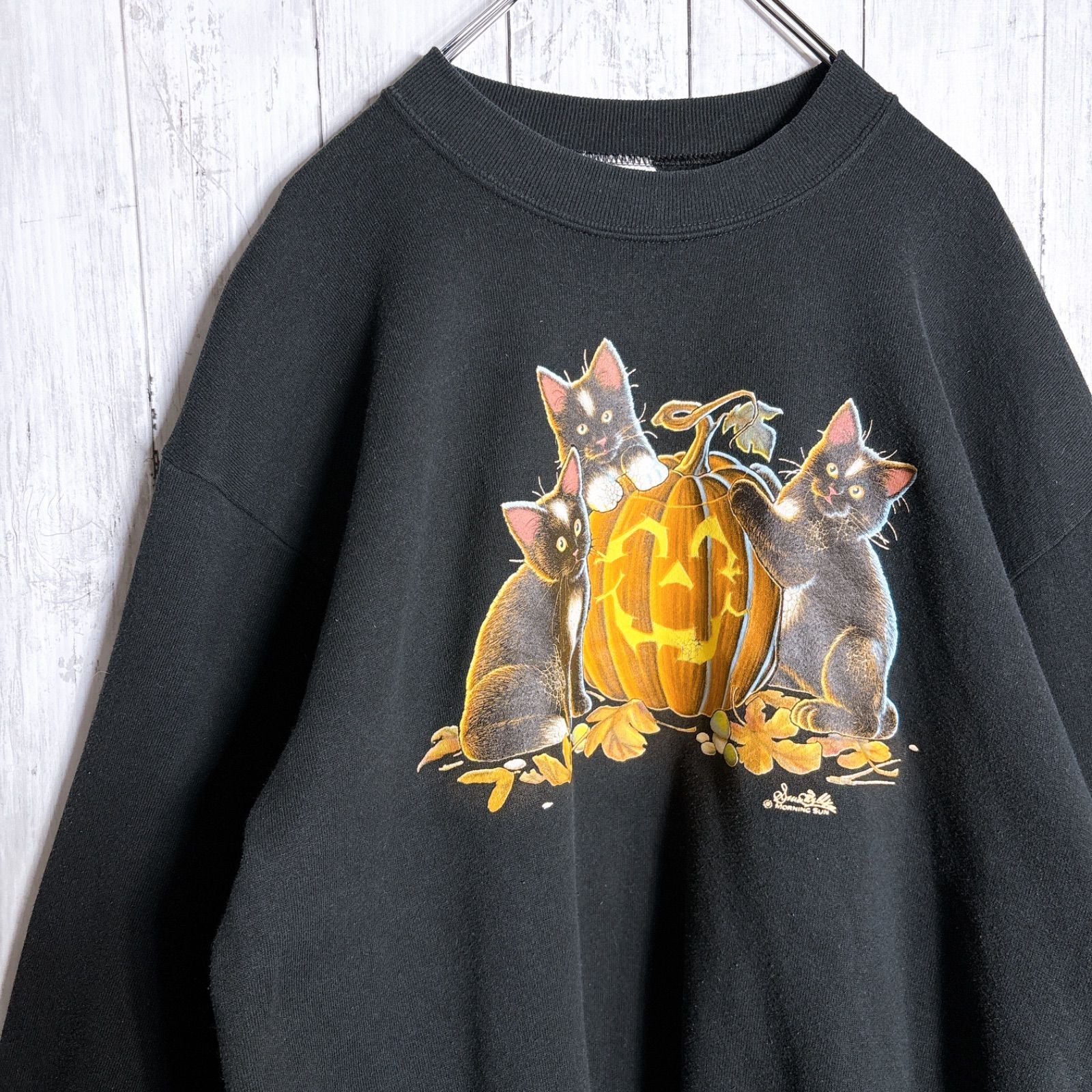 入手困難】90s～00s Vintage 古着 ZERZEES アニマル ネコ 動物 猫 