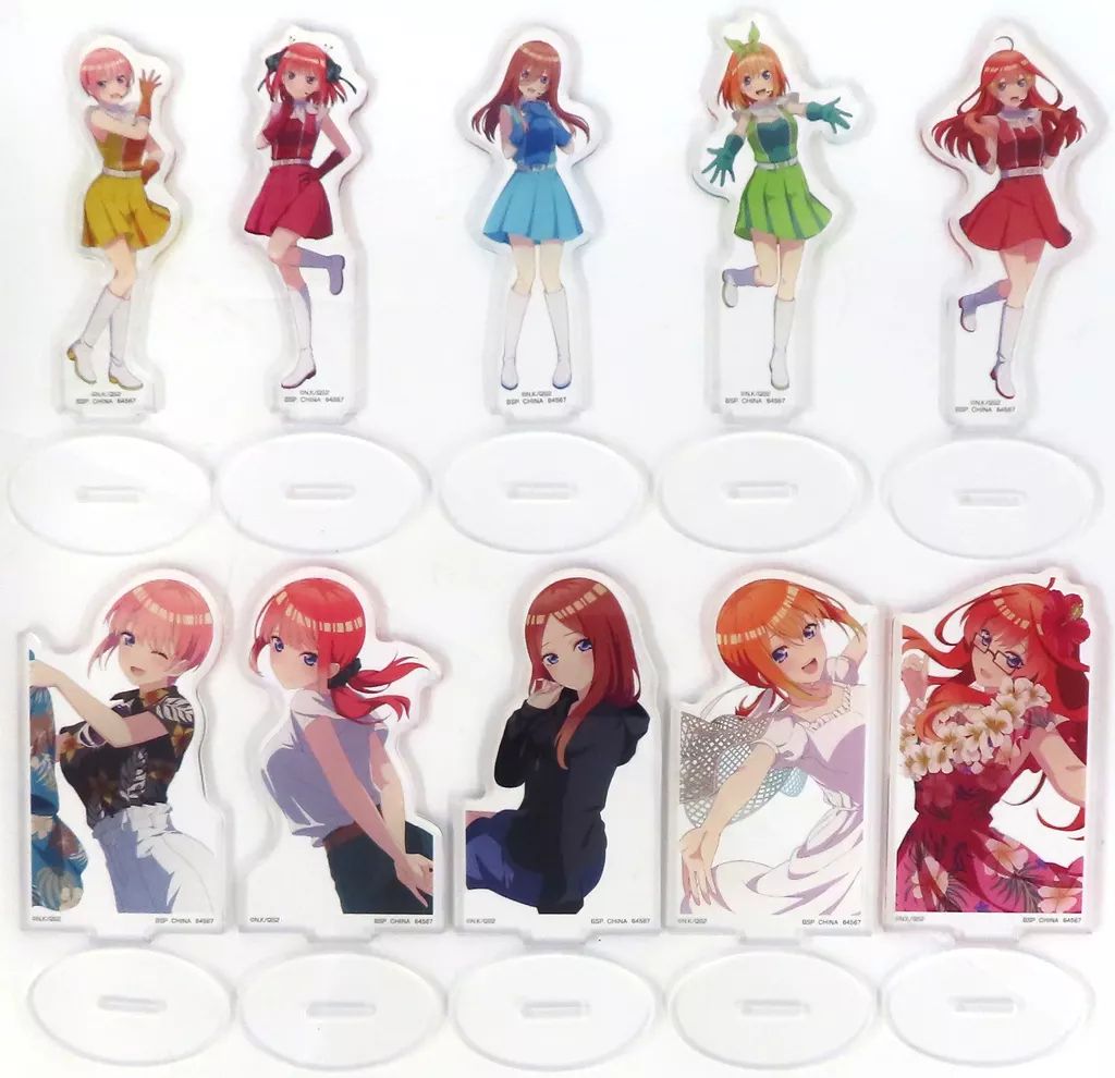 中古】アクリルスタンド・アクリルパネル 全10種セット アクリル