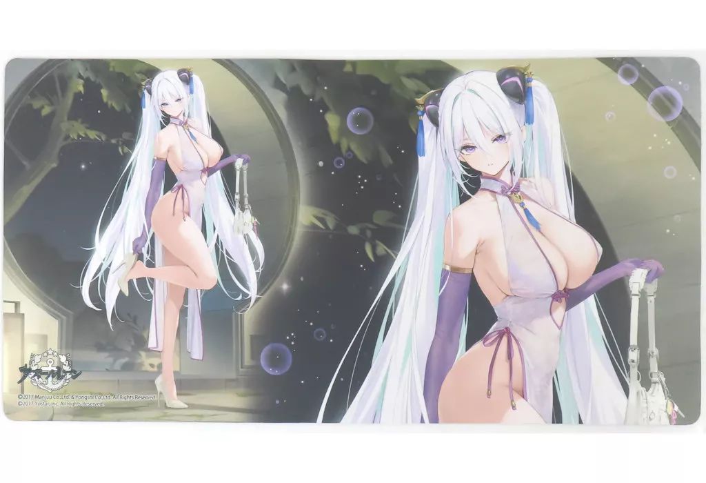 アズールレーン キアサージ ドレス プレイマット トレカアイテムくじ ラストワン 中古】サプライ 『キアサージ』ドレスVer. ラバープレイマットスリム