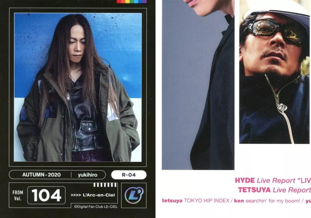 中古】コレクションカード(男性) R-04[レア]：L'Arc～en～Ciel