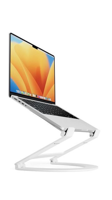【送料無料】Twelve South Curve Flex | 人間工学に基づいたデザイン 高さ、角度調節可能なアルミニウム製ノートブックスタンド 10-17インチ対応 トラベル