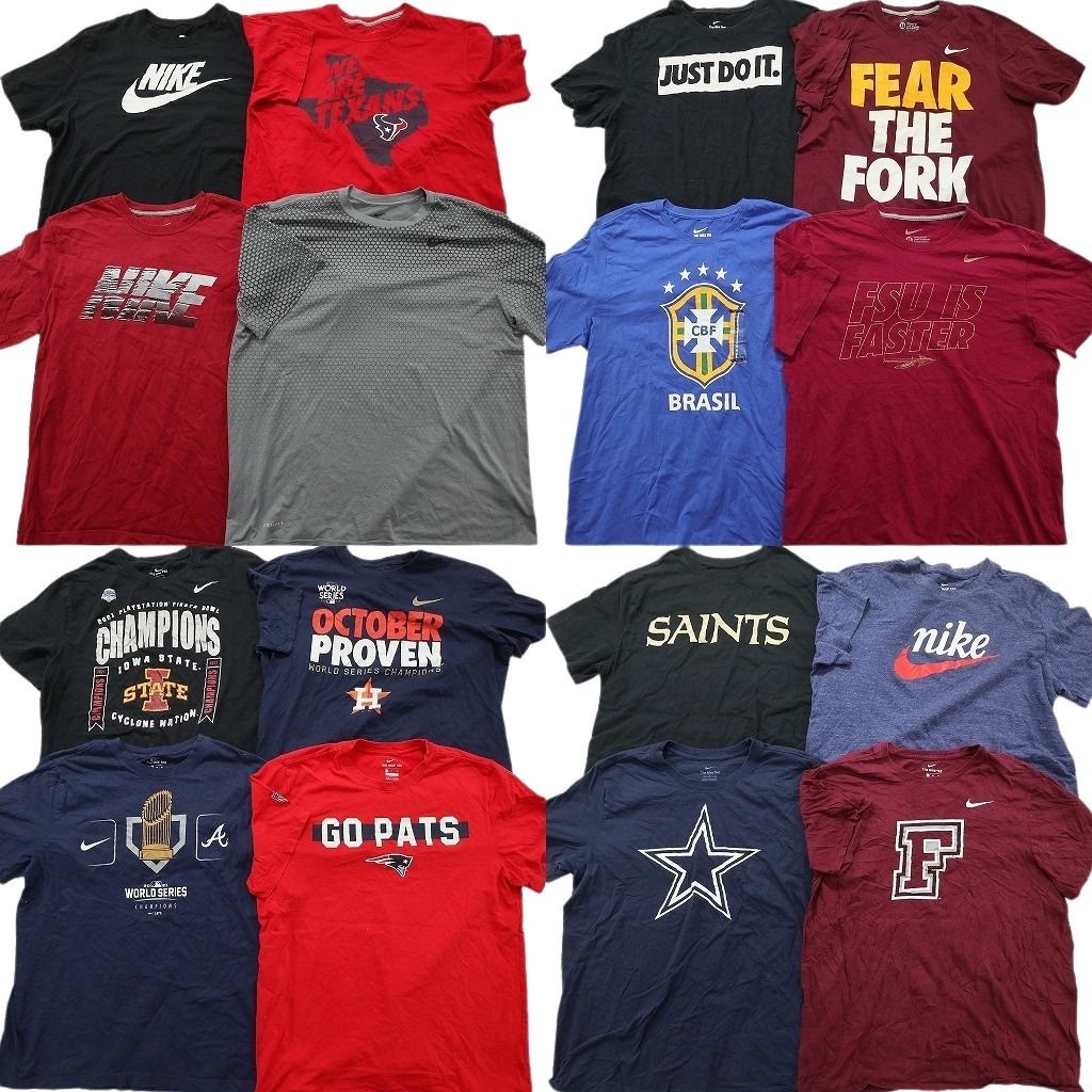 古着卸 まとめ売り ナイキ NIKE 半袖Tシャツ 16枚セット (メンズ XL 