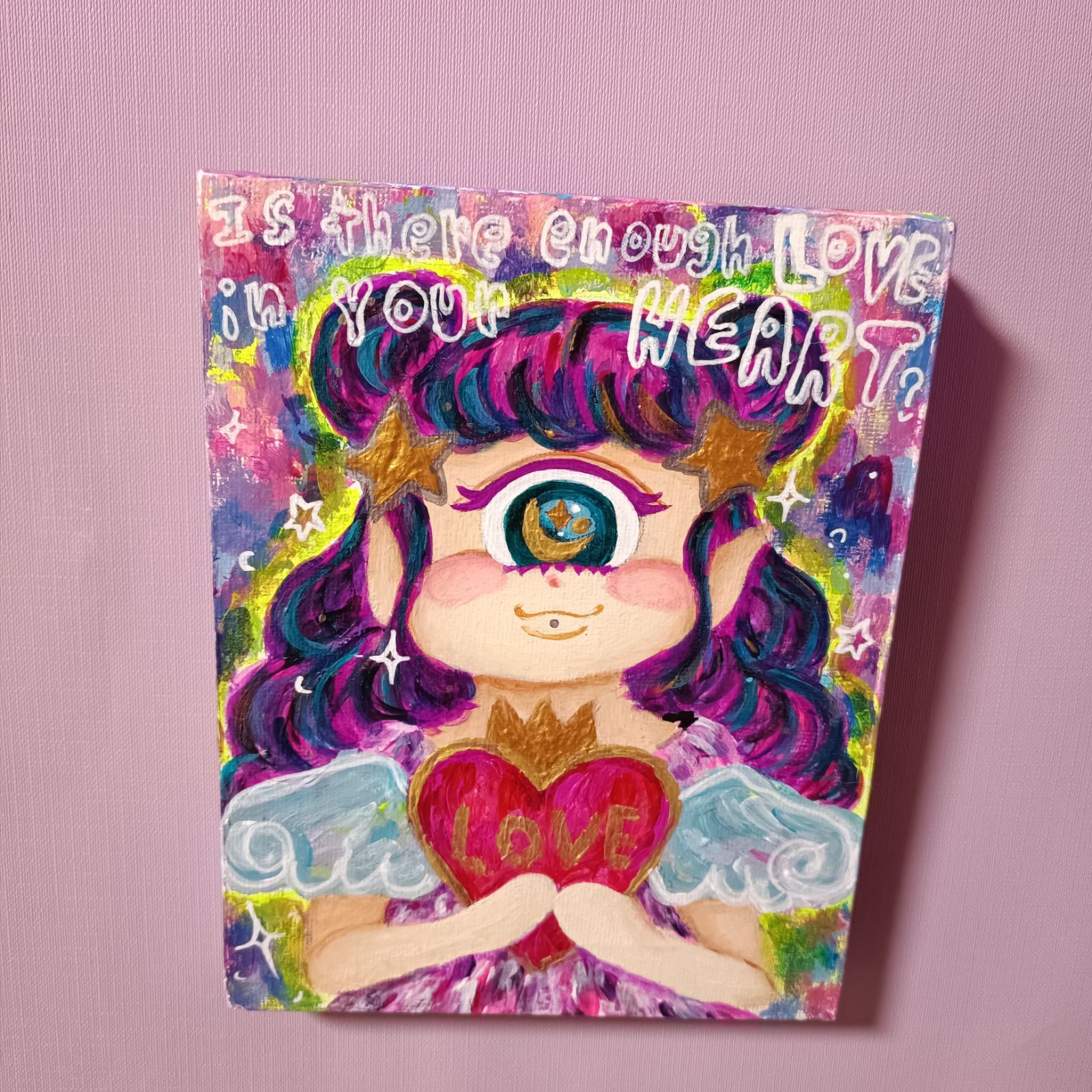 【愛と狂気のマーケット出展作品】Icono-Eye-破壊01- 愛と狂気のマーケット出展作品】Icono-Eye-再生-LOVE - メルカリ