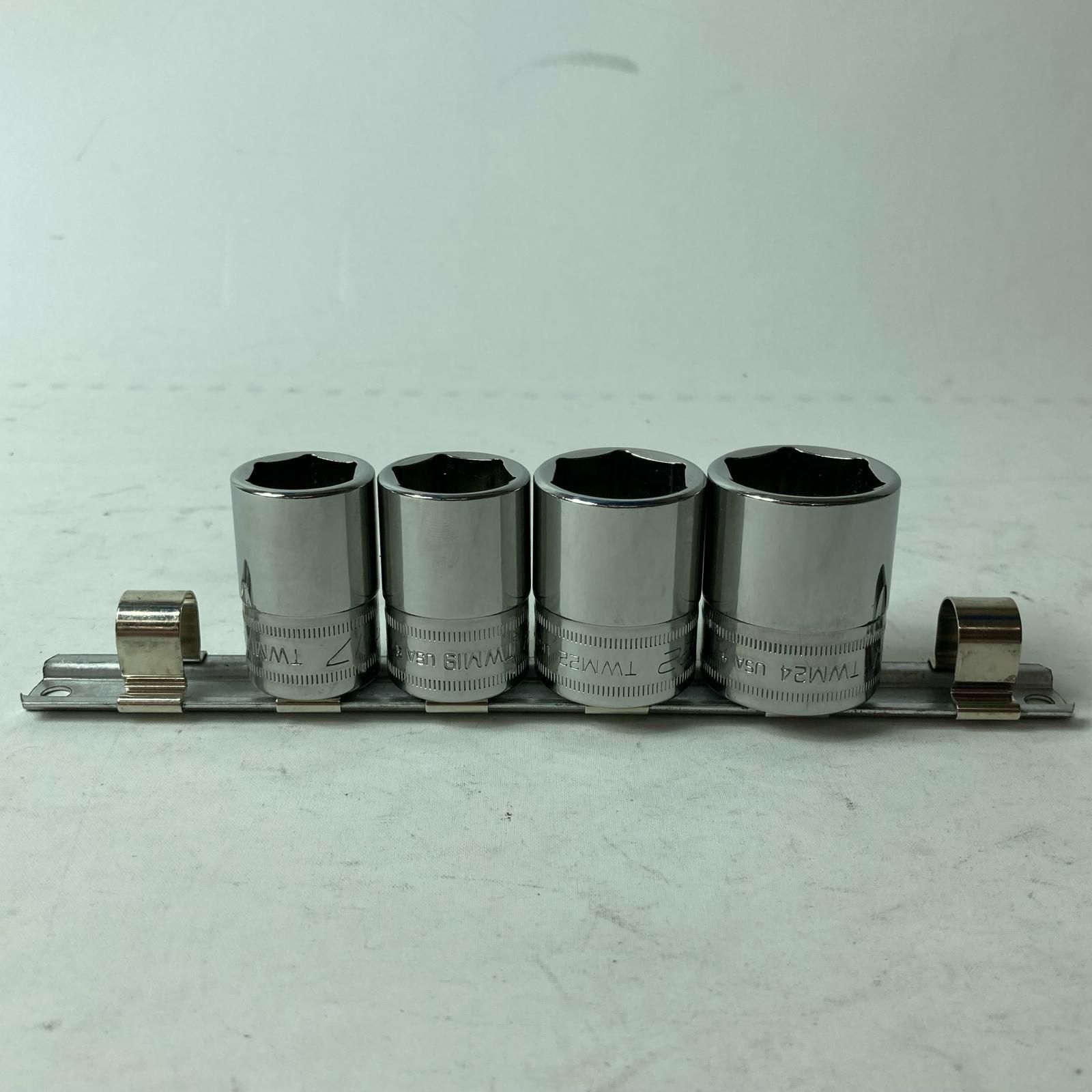Snap-on スナップオン ソケット 4個セット TWM17/TWM19/TWM22/TWM24