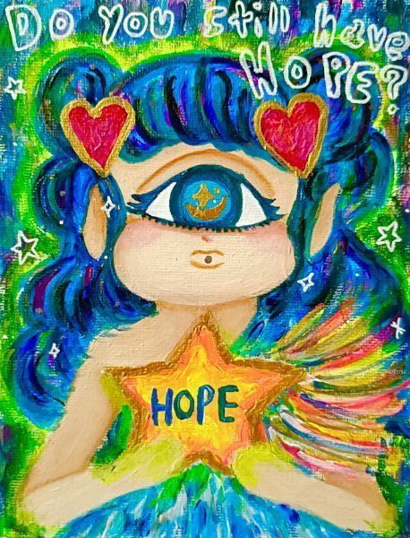愛と狂気のマーケット出展作品】Icono-Eye-再生-HOPE 【公式通販】