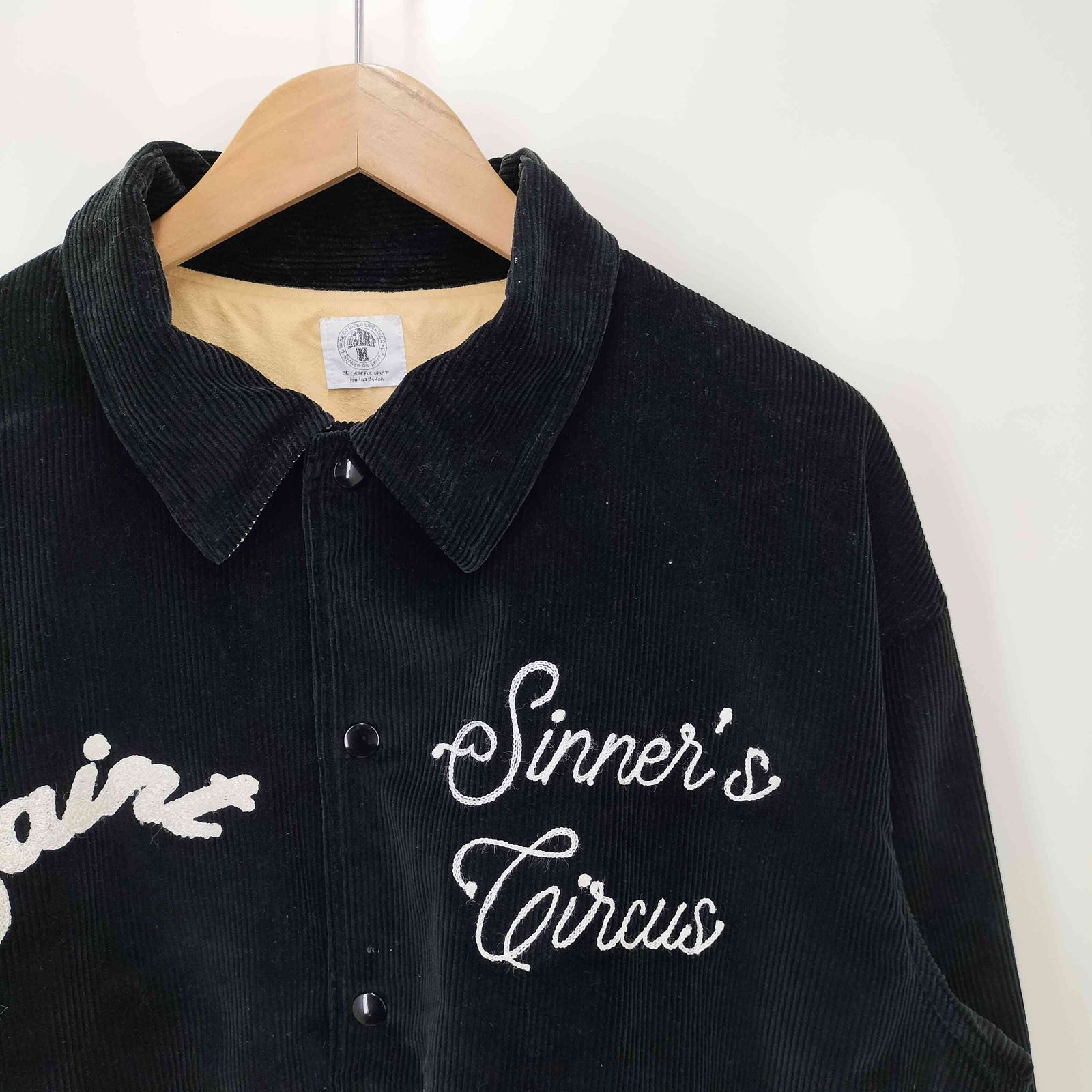 セントマイケル SAINT MICHAEL 21AW CORDUROY JACKETバック刺繍 