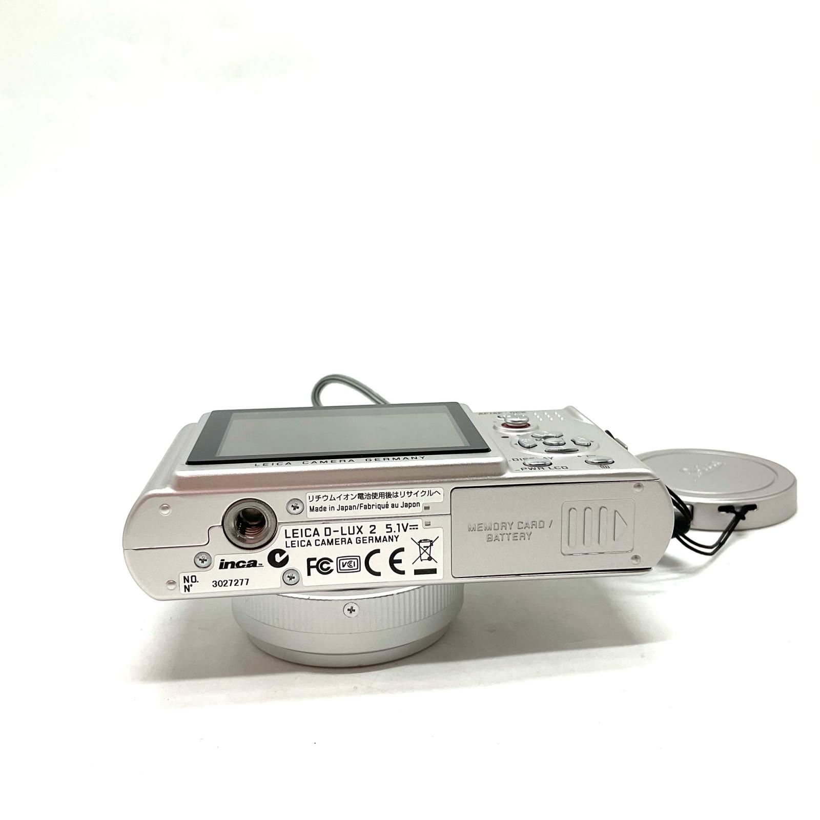 全額返金保証】【最速発送】Leica コンパクトデジタルカメラ D-LUX 2 