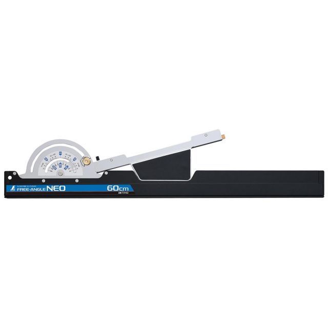 【送料無料】シンワ測定(Shinwa Sokutei) 丸ノコガイド定規 フリーアングル Neo 60cm 73162