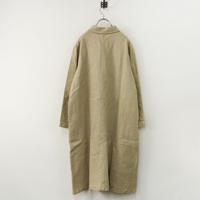 フォグリネンワーク fog linen work リネンロングコート＼ベージュ A 