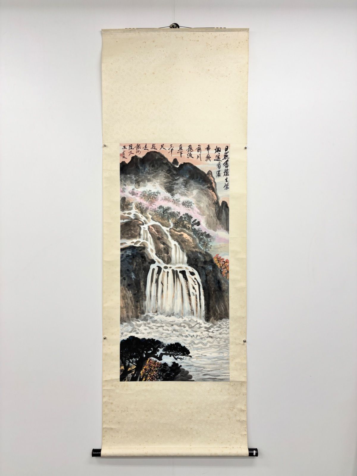 美術品・アンティーク・コレクション 中国古美術 北宋の画家 曽巩 掛
