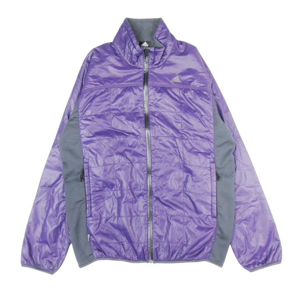 美品 adidas アディダス 中綿 ジャケット ブルゾン アウター 防寒 防風 