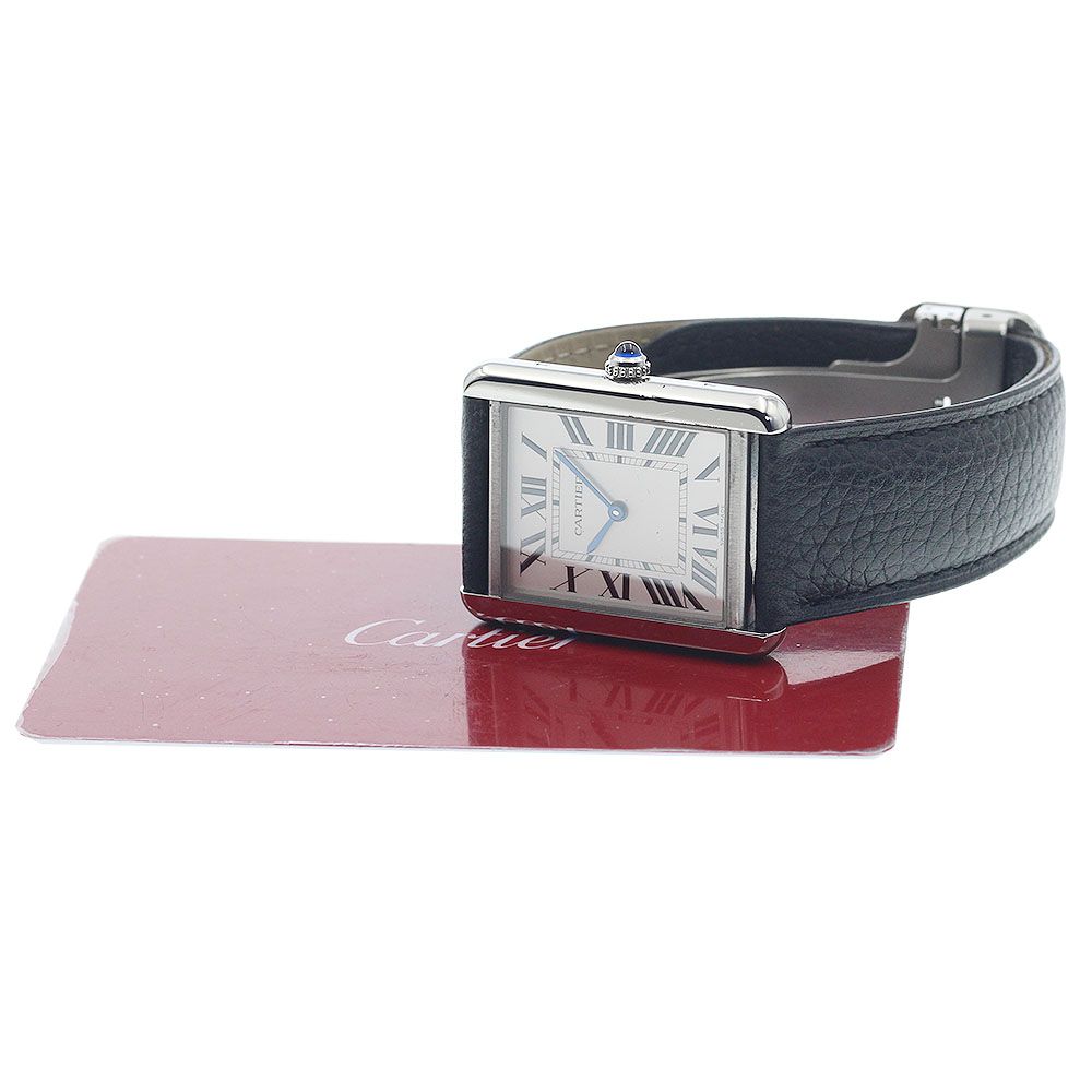 カルティエ CARTIER WSTA0028 タンクソロ LM クォーツ メンズ 良品