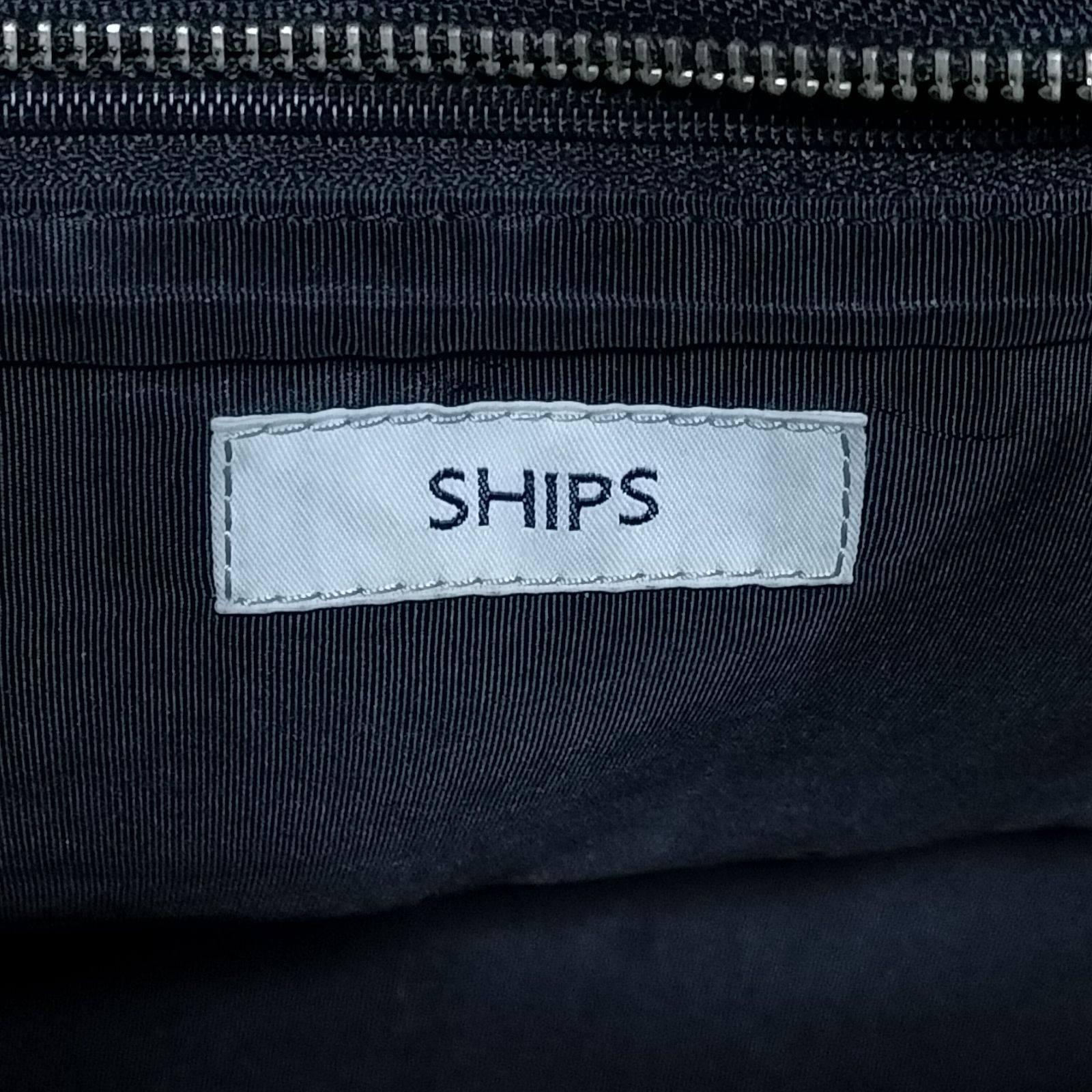 美品】SHIPS シップス シュリンクレザートートバッグ レザー シボ革 