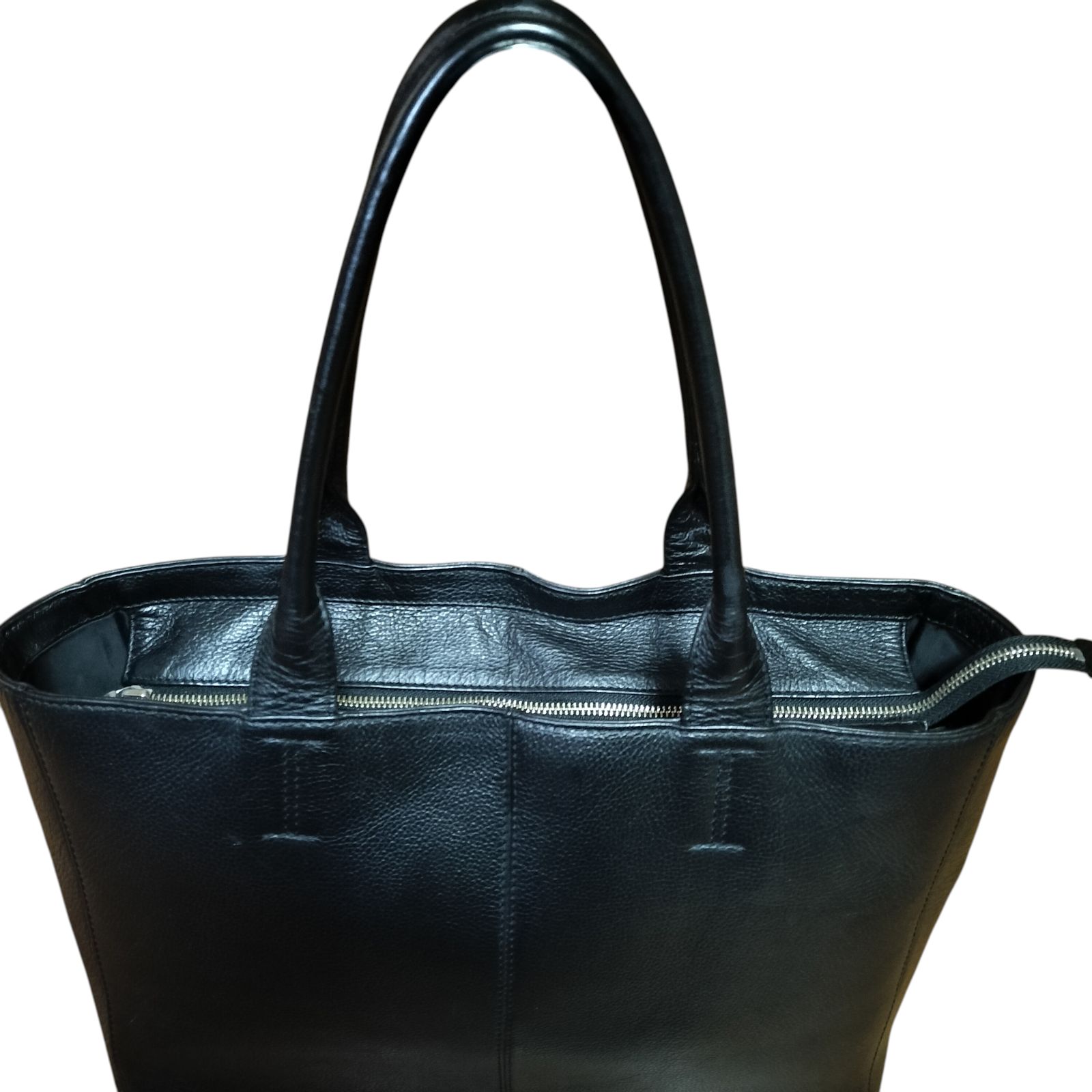 美品】SHIPS シップス シュリンクレザートートバッグ レザー シボ革 