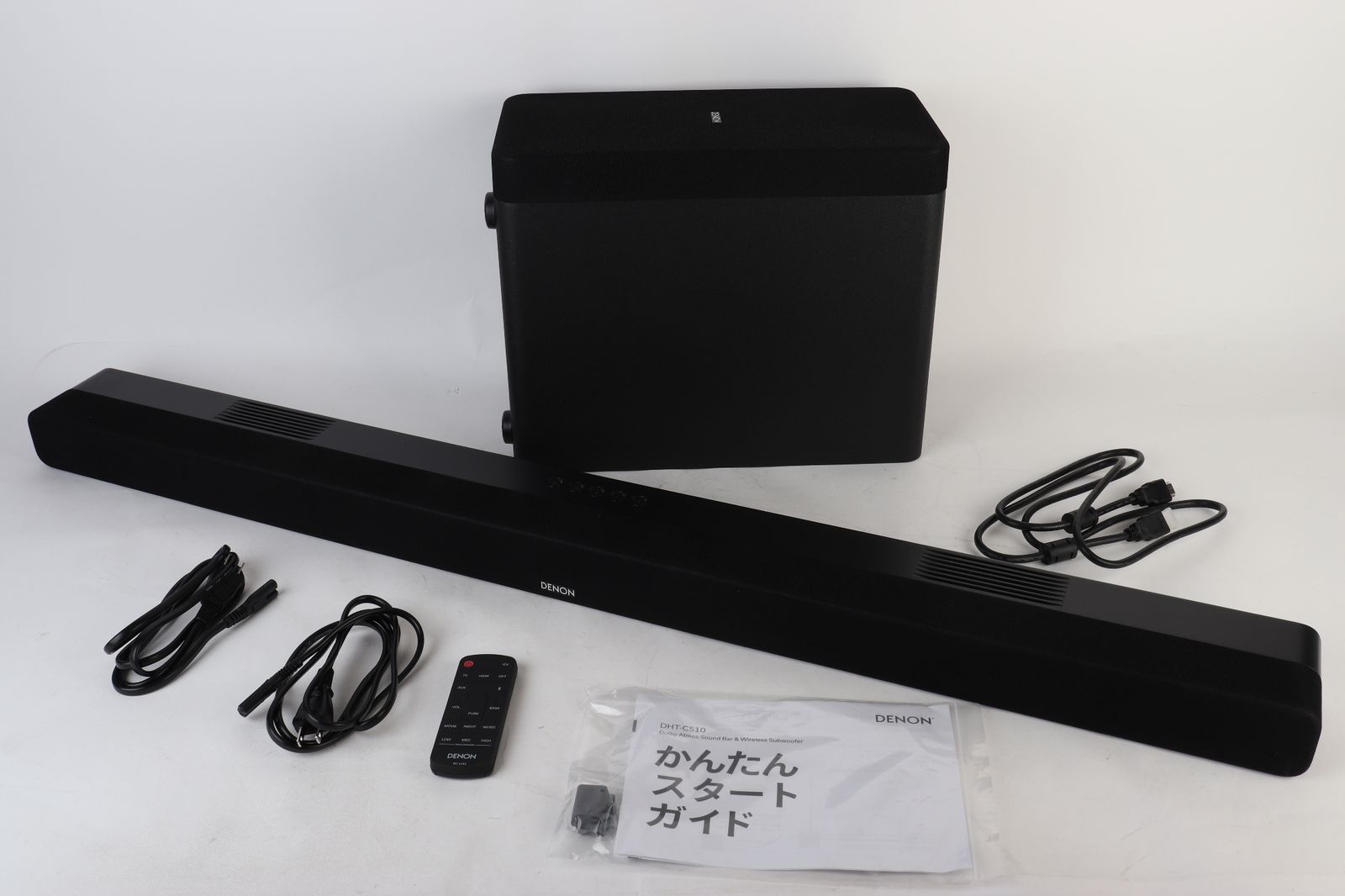 DENON 3.1.2ch サウンドバー&ワイヤレスサブウーハー DHT-C510K 2025年 