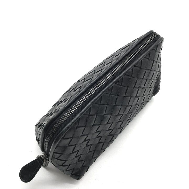 美品 BOTTEGA VENETA ボッテガ ヴェネタ イントレチャート ポーチ 小物 