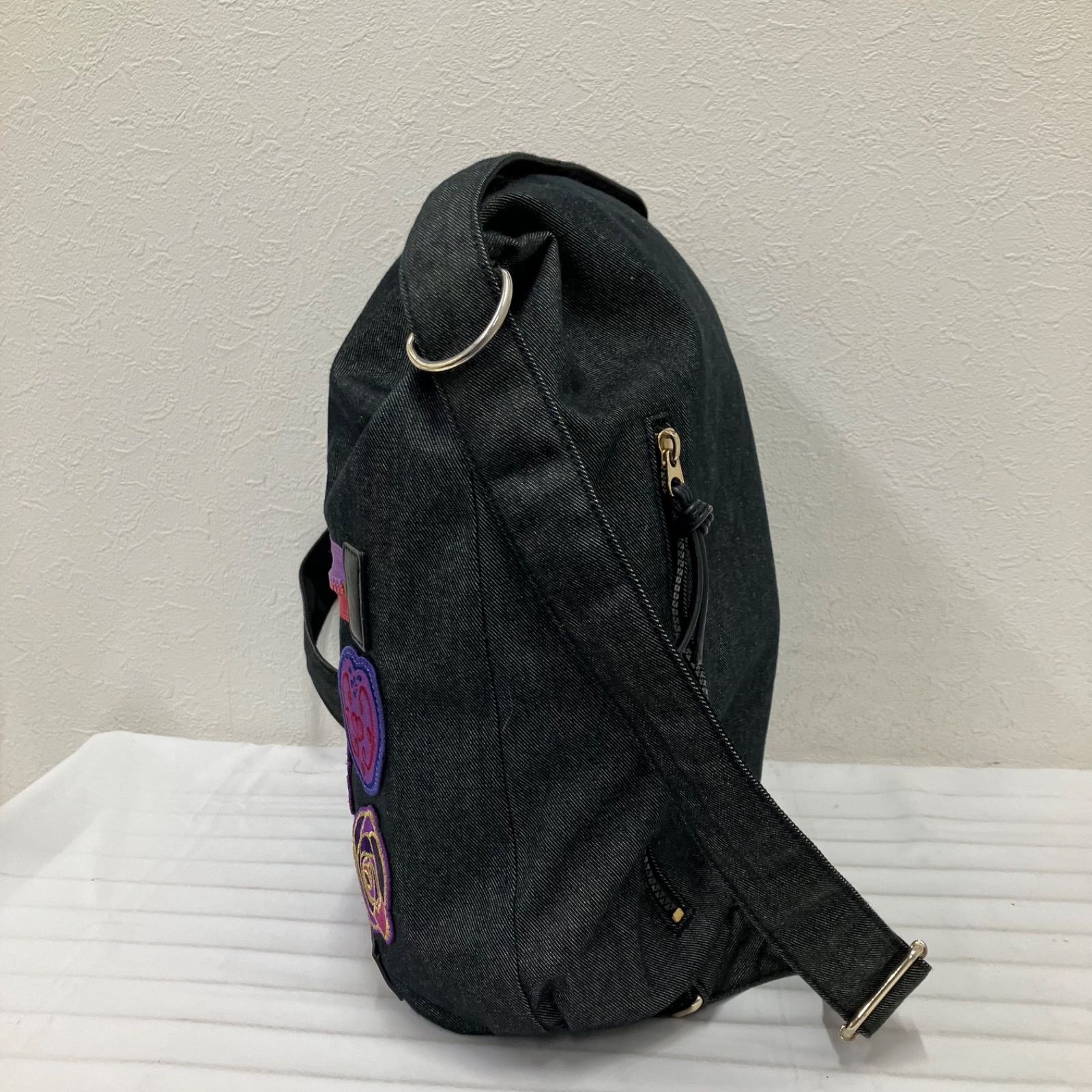 1415 ANNA SUI アナスイ ショルダーバッグ 2way リュック マキア 