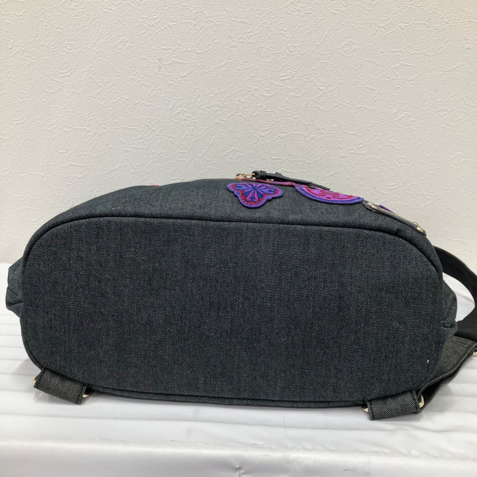 1415 ANNA SUI アナスイ ショルダーバッグ 2way リュック マキア 