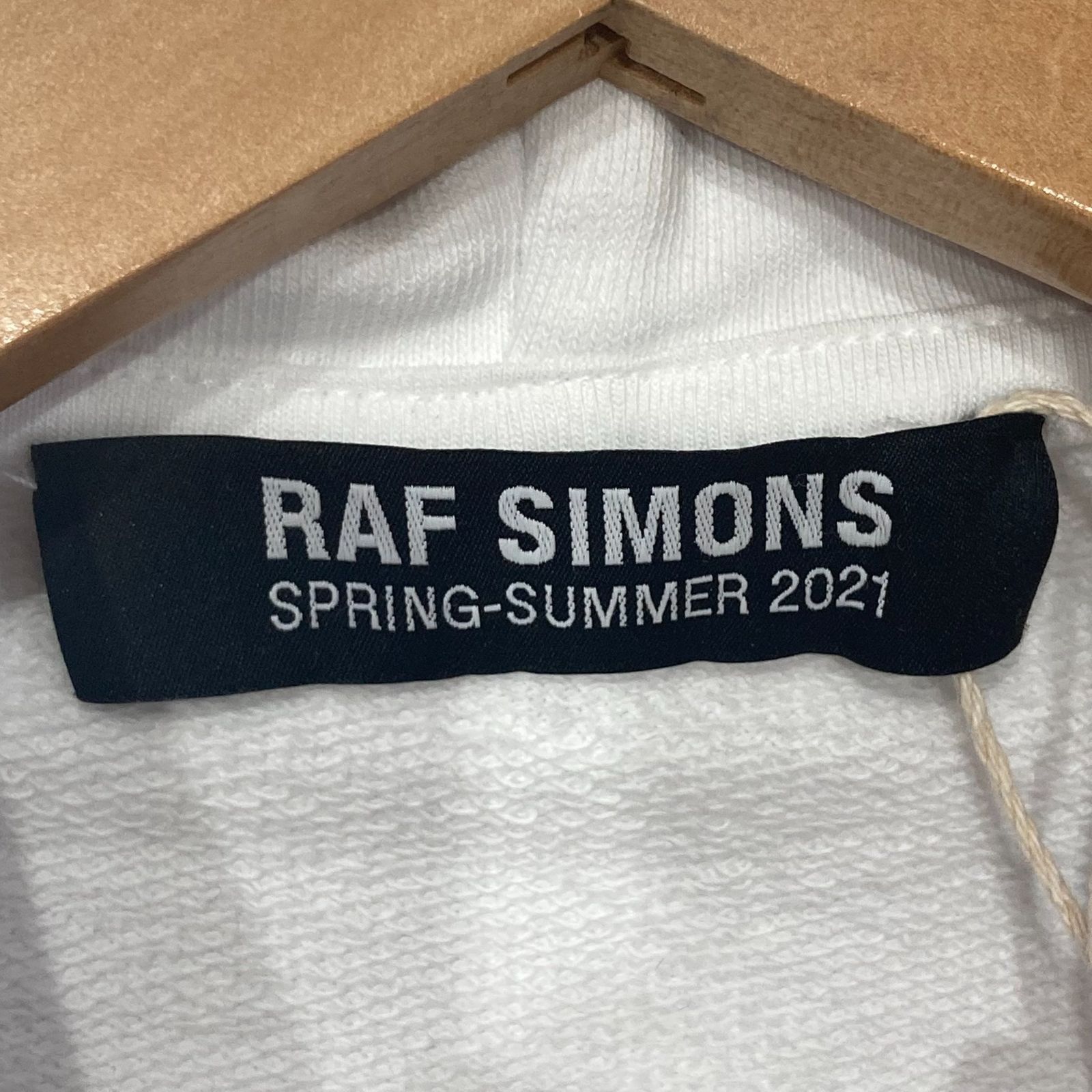 未使用 21SS RAF SIMONS REGULAR FIT HOODIE I LOVE YOU SIZE S 