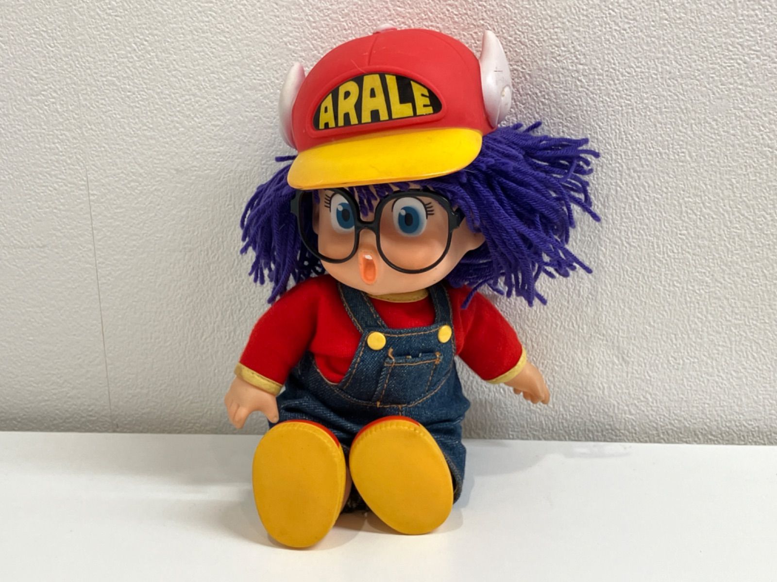昭和レトロ　Dr. スランプアラレちゃん　ガッちゃん　ヴィンテージソフビ人形 Dr.スランプ アラレちゃん ガッちゃん ソフビ人形 音鳴りギミック 昭和