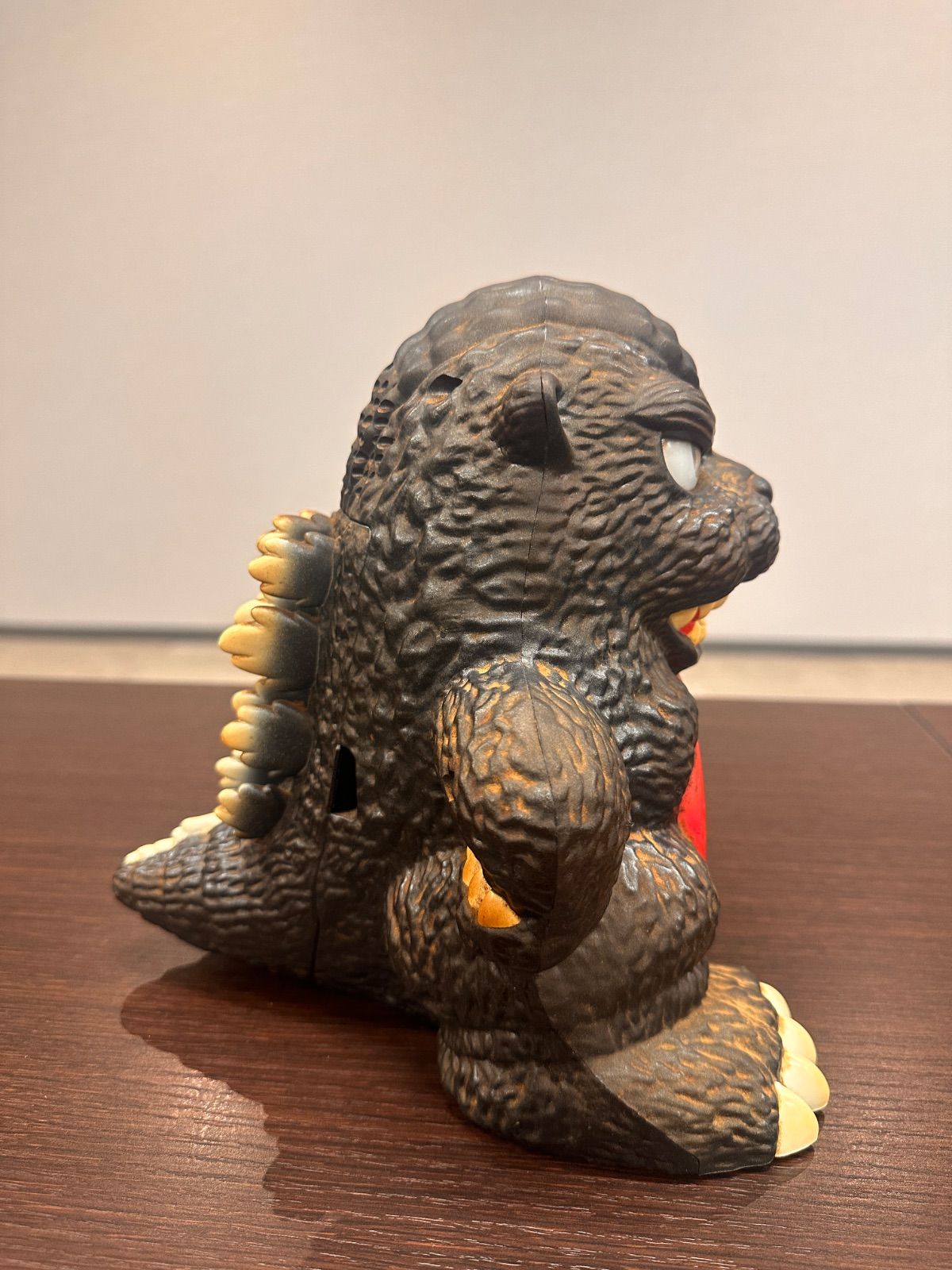 ジャンク品】ゴジラ置き型目覚まし時計 - メルカリ