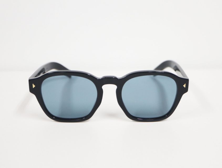 プラダ　メタルプラーク サングラス　SPRA16-F 53□21 プラダ PRADA メタルプラーク SPRA16-F ブラック ブルーレンズ 53□21