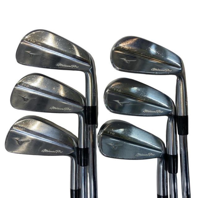 中古】 ミズノ Mizuno Pro 118 6S アイアンセット IR 純正特注シャフト 