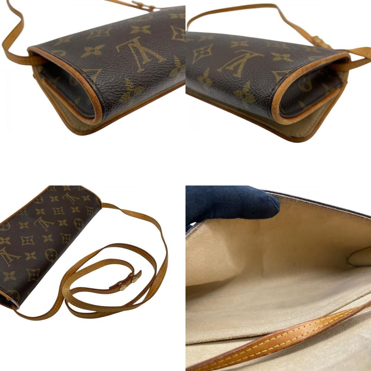 Louis Vuitton ルイヴィトン モノグラム ポシェット ツインGM 