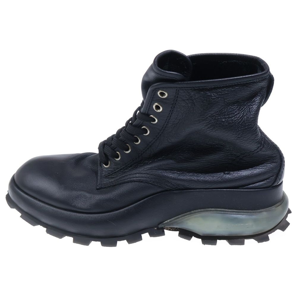 JIL SANDER (ジルサンダー) Silk Elba Boot レザーハイカットブーツ