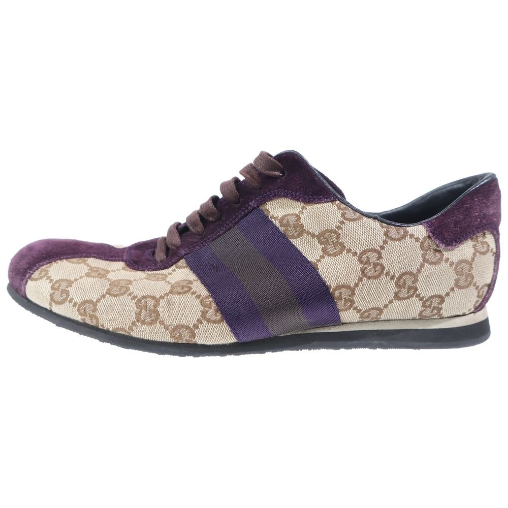 GUCCI シェリーライン スニーカー 本革 キャンバス 7 GUCCI（グッチ