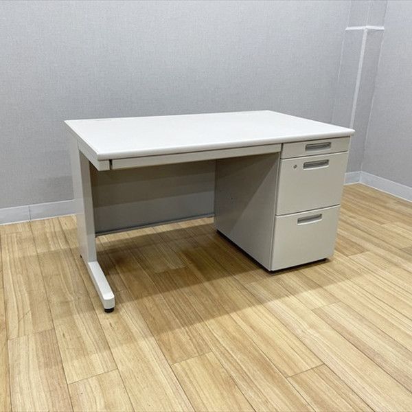 コクヨ 片袖デスク 事務机 BS+ オフィスデスク W1200 D700 グレー