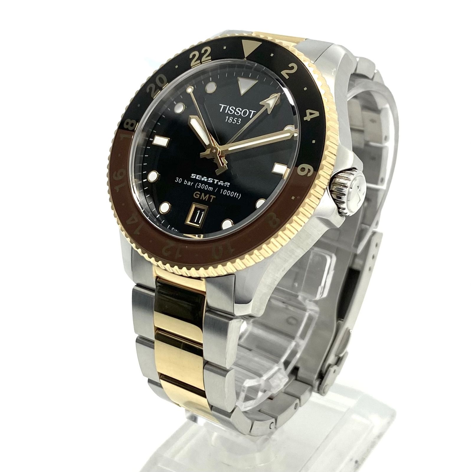 美品】腕時計 メンズ ティソ TISSOT シースター1000 T120852A クォーツ 