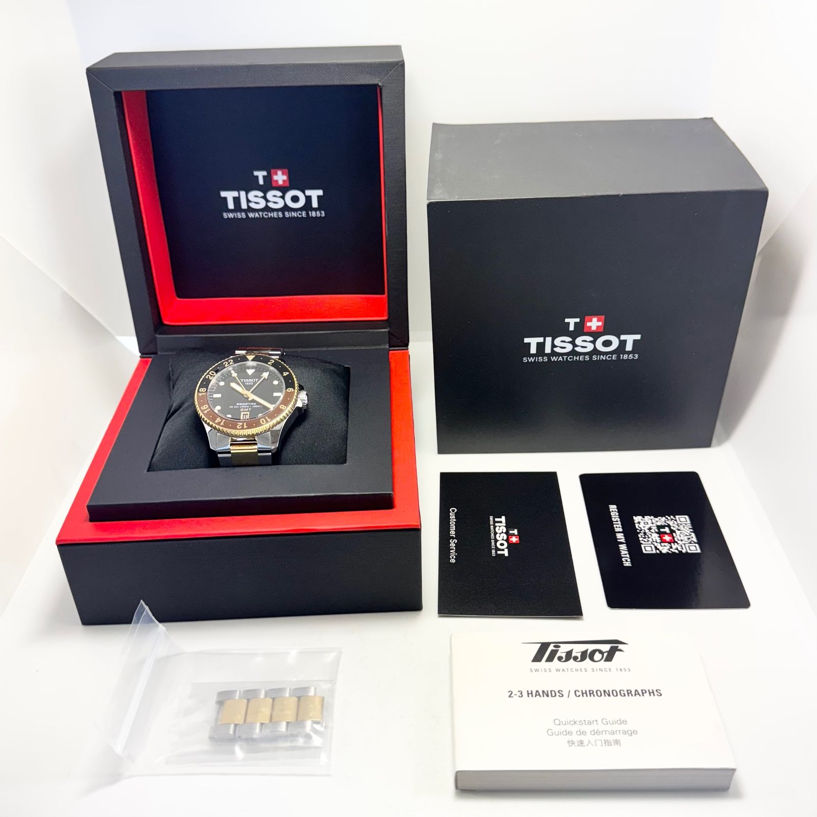 美品】腕時計 メンズ ティソ TISSOT シースター1000 T120852A クォーツ 