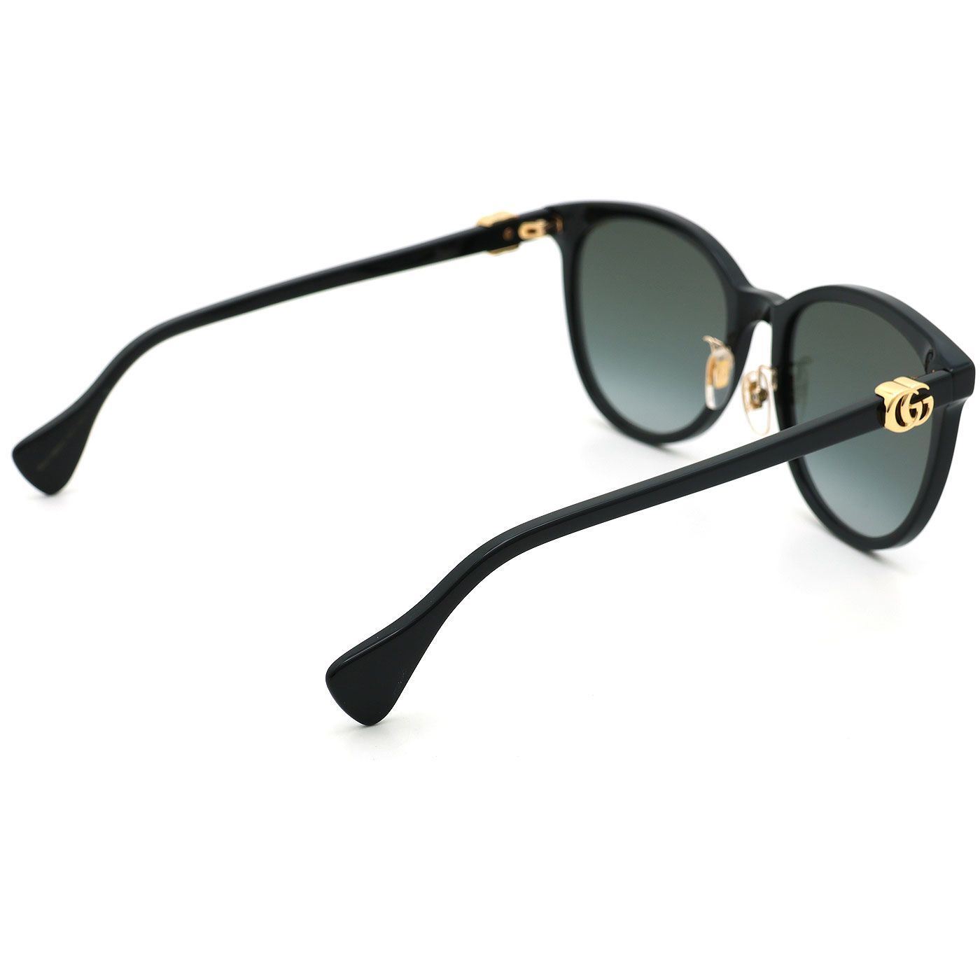 美品 】GUCCI グッチ サングラス GG1180SK ブラック グレーレンズ 