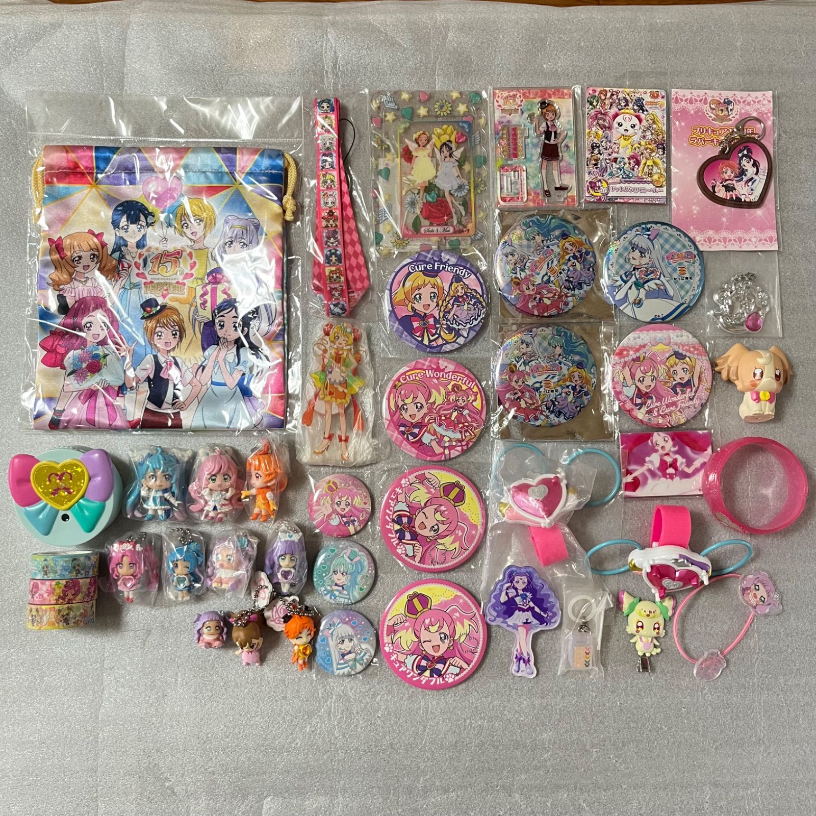 プリキュア まとめ売り 缶バッジ アクリルスタンド マステ マスコット