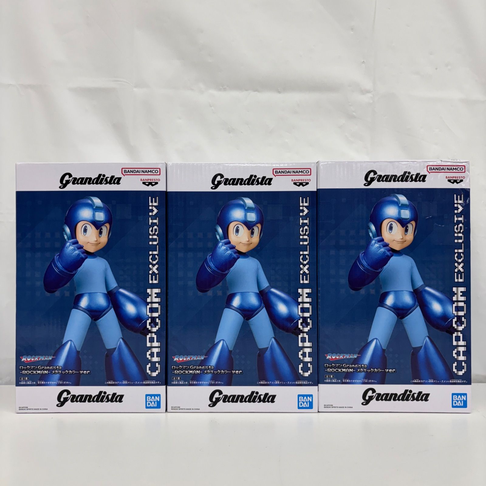 未開封 ロックマン Grandista メタリックカラーver. 3個セット LF4017 