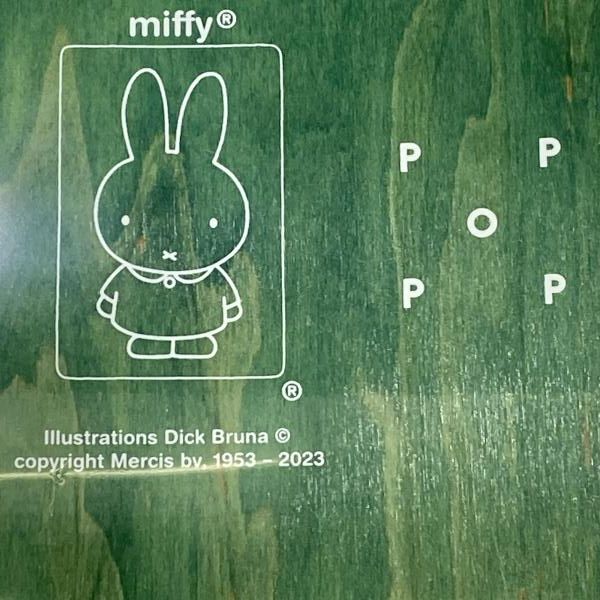 中古】Pop Trading Company ミッフィー スケボーデッキ ポップ