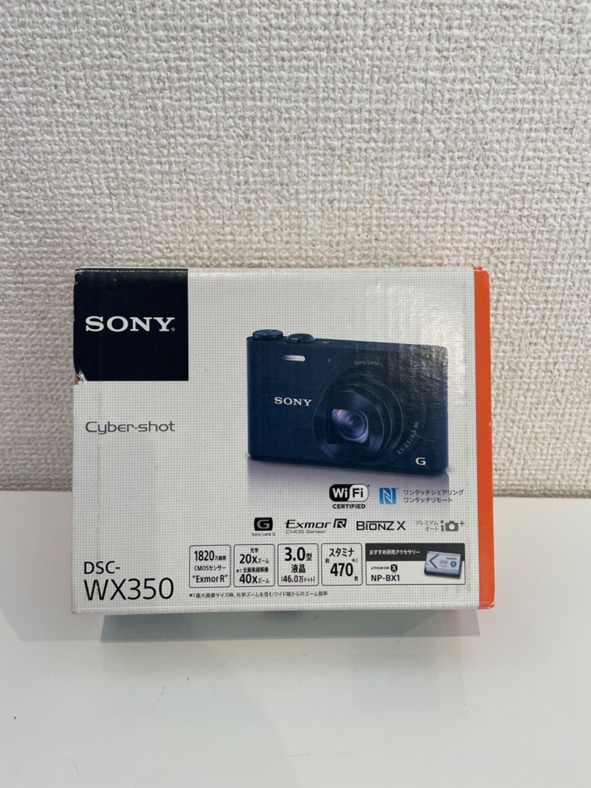 美品 SONY Cybershot DSC - WX350 ブラック K367 - メルカリ